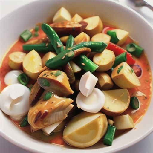 Easy Slow Cooker Chicken Curry with Potatoes and Coconut Milk