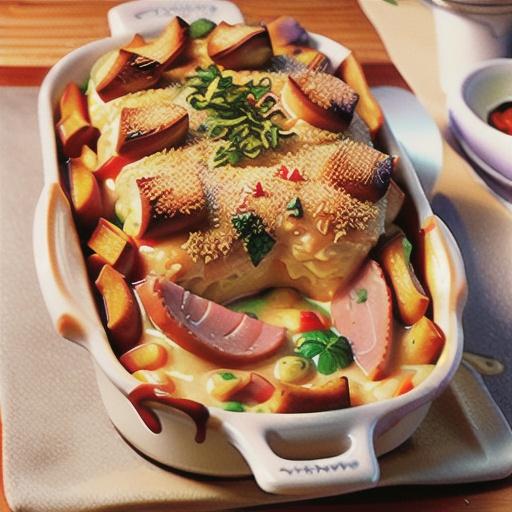 Creamy Chicken Cordon Bleu Casserole