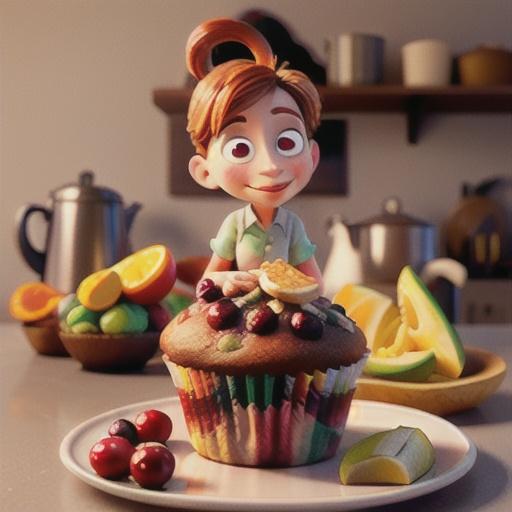 Cranberry-Orange Muffins (lighter recipe)