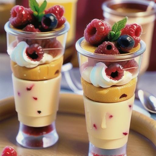 Vanilla-Raspberry Panna Cotta