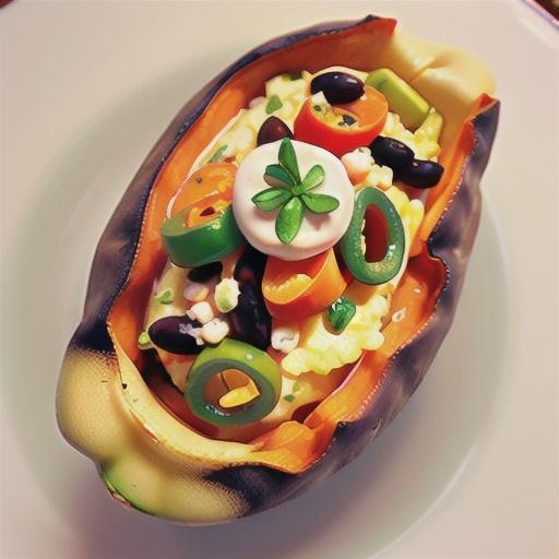 Twice Baked Southwestern Sweet Potatoes