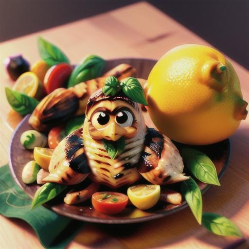 Lemon Basil Grilled Chicken