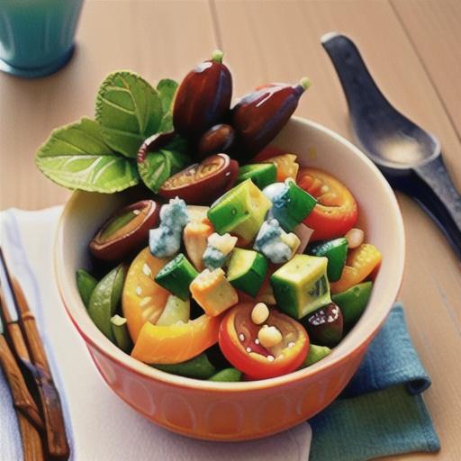 Clementine, Date and Stilton Salad