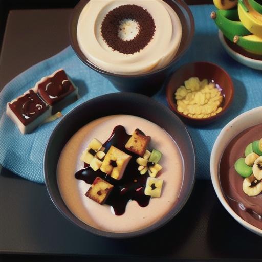 Chocolate-Banana Tofu Pudding