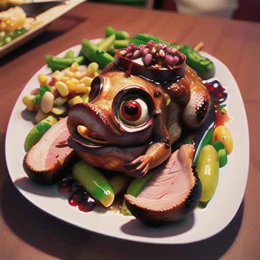 Roasted Pork Shoulder with Pomegranate Sauce