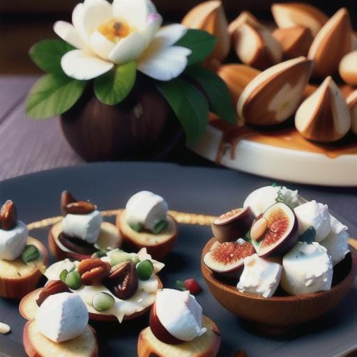 Elegant Fig Appetizers with Goat Cheese and Almonds