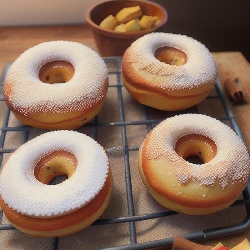 Baked Apple Doughnuts