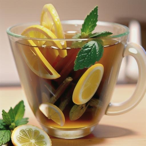 Sun-Brewed Mint Tea