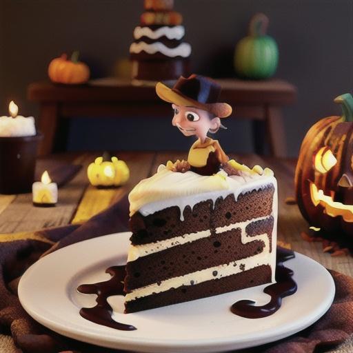 Pumpkin-Chocolate Layer Cake