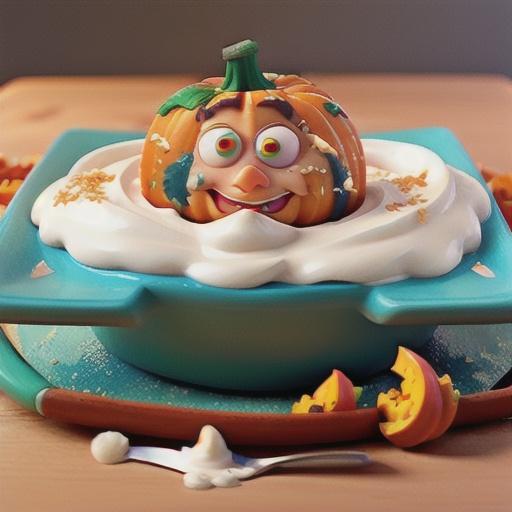 Thanksgiving Pumpkin Slush Cake