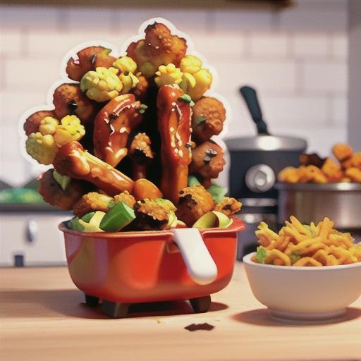 Air Fryer Cauliflower Buffalo Wings