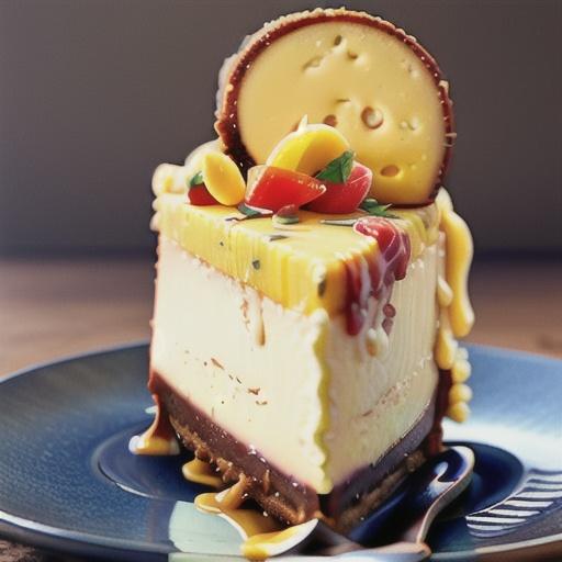 Lower-fat cheesecake