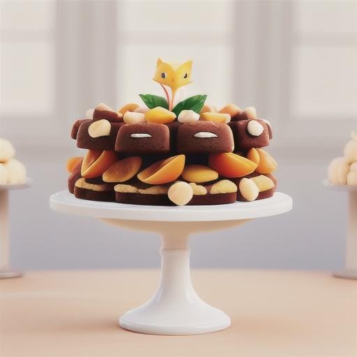 White chocolate & macadamia cake