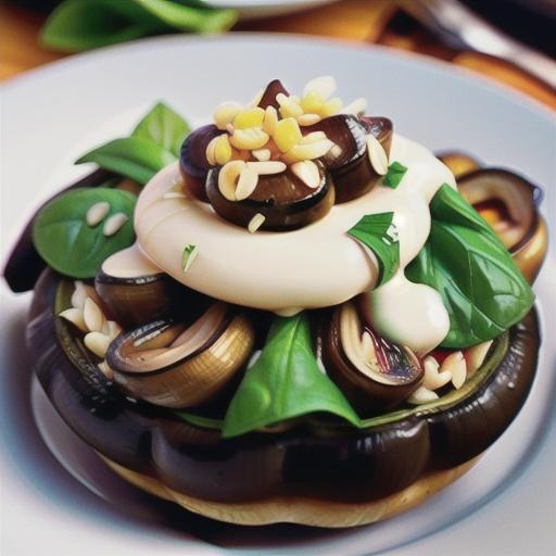 Chicken and Orzo Stuffed Portobello Mushrooms