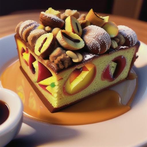 Pumpkin Apple Coffee Cake with Streusel