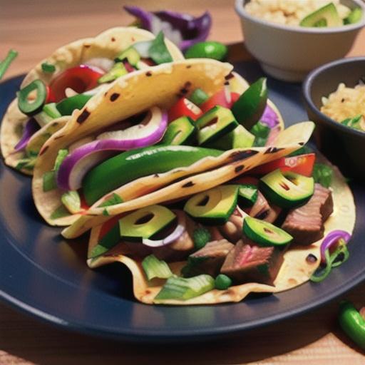 Mexican Rice & Beef Tacos