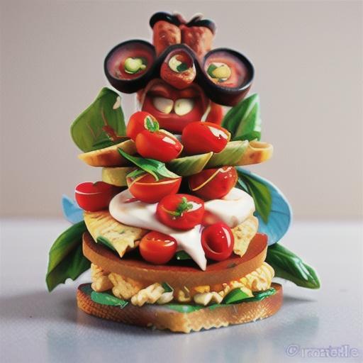 Roasted Tomato Hummus Toast