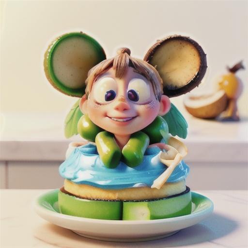 Key Lime Coconut Angel Cake