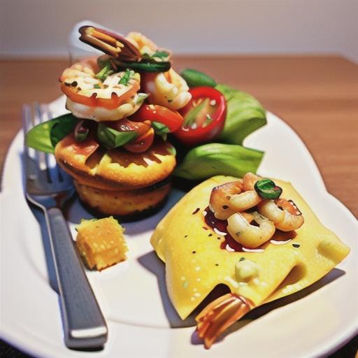 Air Fryer Shrimp and Polenta