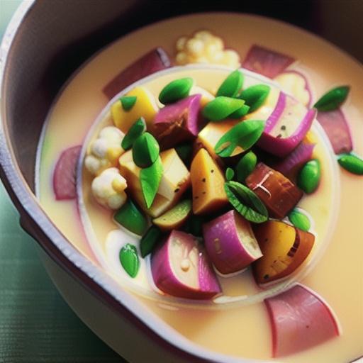 Quick Ham and Cauliflower Soup