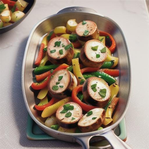 One-Pan Chicken, Sausage, Peppers, and Potatoes