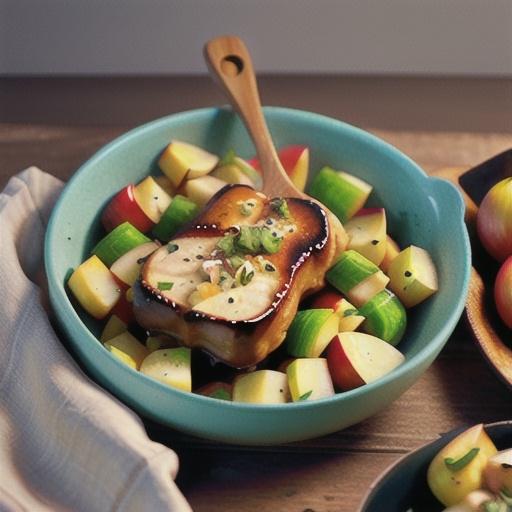 Apple & maple pork chops