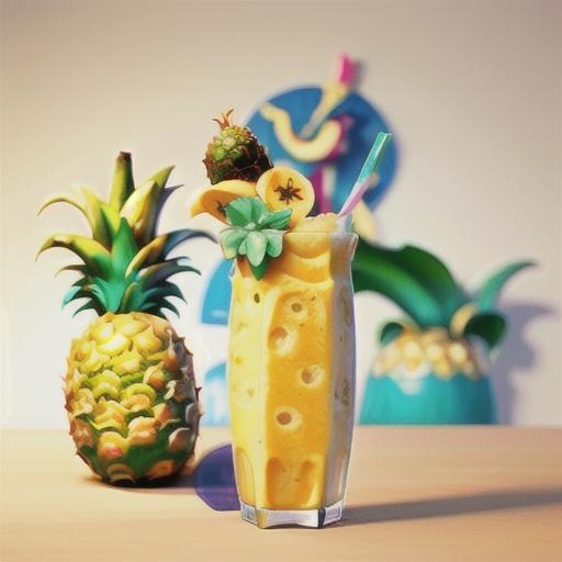 Pineapple and Banana Smoothie