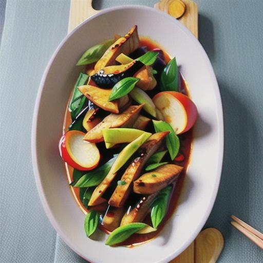 Thai chilli jam chicken and basil stir-fry