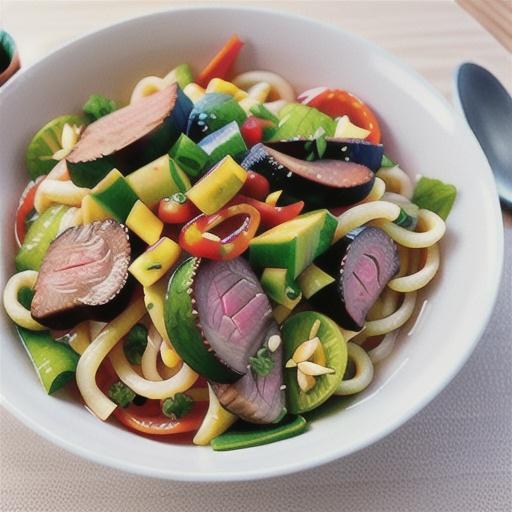 Thai-style beef noodle salad