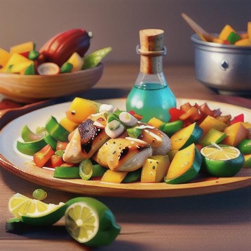 Spicy Tequila Mango Chicken