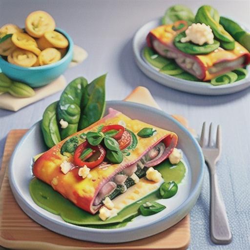 Tuna, ricotta and spinach cannelloni