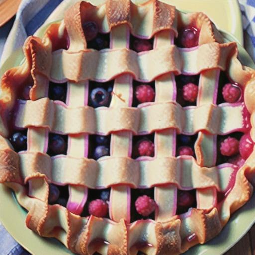 Blueberry Raspberry Pie