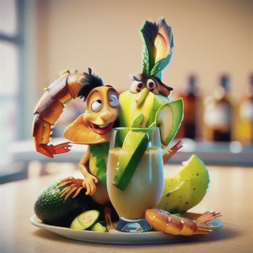 Prawn & avocado cocktail