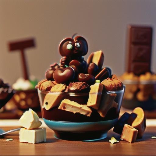 Vegan chocolate pots