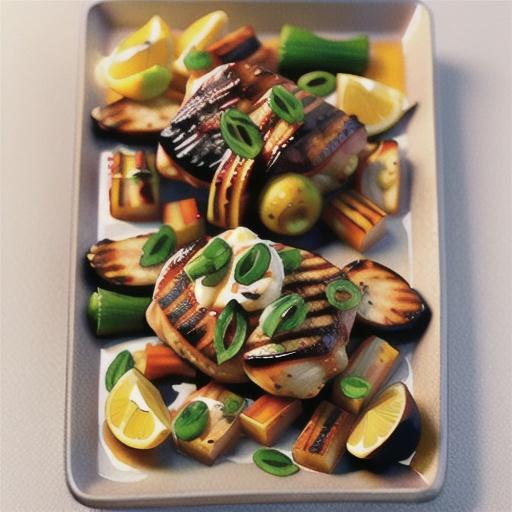 Grilled Harissa Chicken Thighs