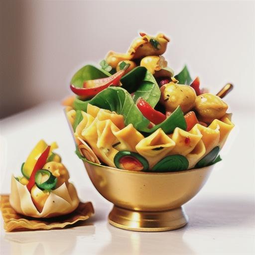 Curried Mango and Chicken Appetizers