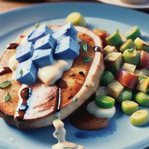 Pork Chops with Blue Cheese Gravy