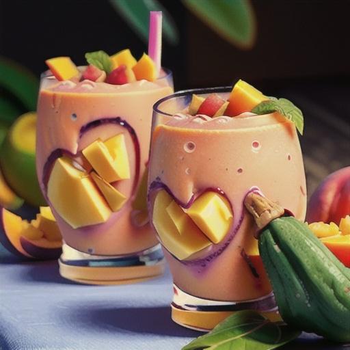 Mango-Peach Smoothie