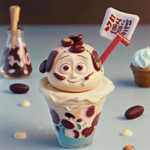 Azuki Ice Cream (Japanese Red Beans Ice Cream)