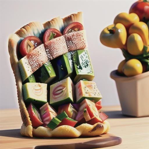 Pissaladiere with tomato salad