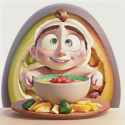 Mango and passionfruit swirl smoothie bowl recipe