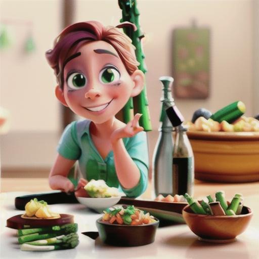 Ham and Asparagus Rolls