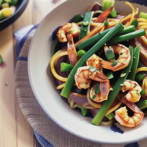 Spicy Shrimp Pad Thai