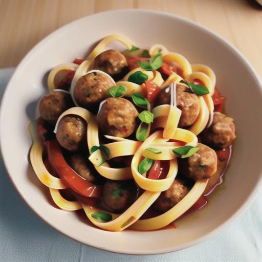 Italian Spaghetti Sauce with Meatballs