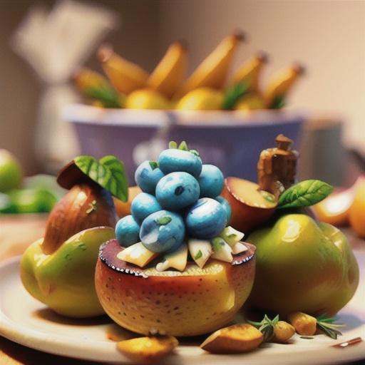 Roasted Rosemary-Gorgonzola Pears