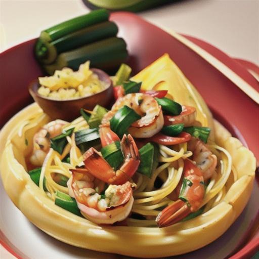 Shrimp Scampi with Spaghetti Squash