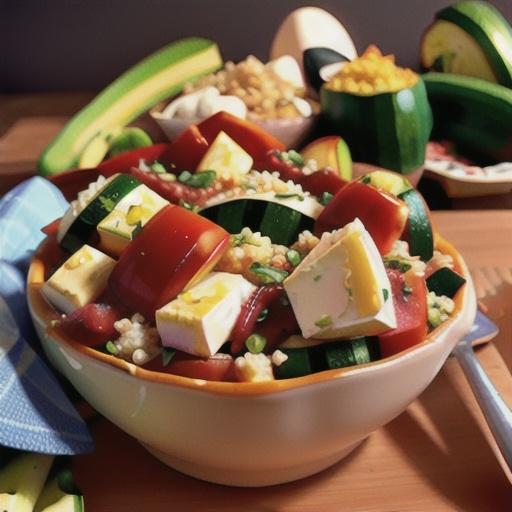 Zucchini-Feta Casserole