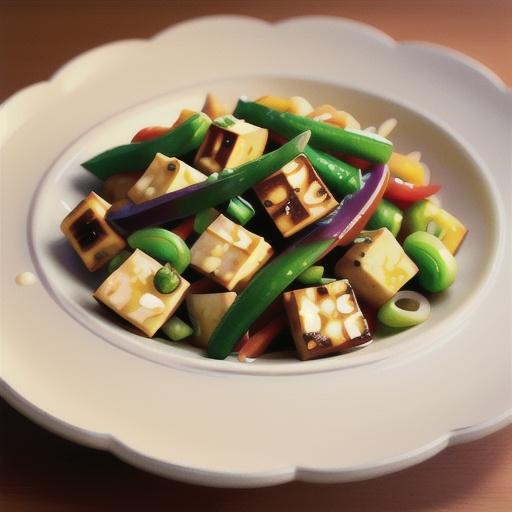 Sweet and Sour Tofu Veggies