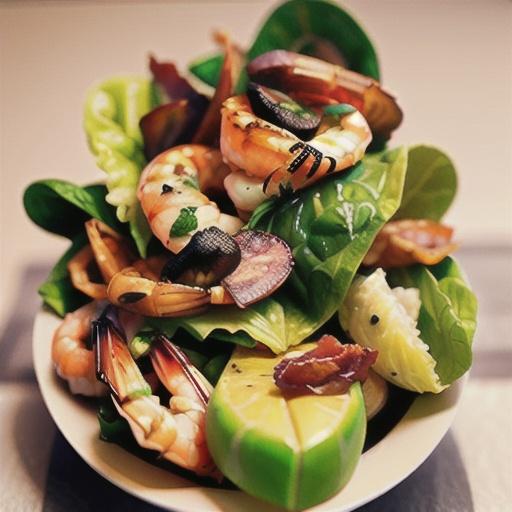 Chargrilled prawn Caesar salad