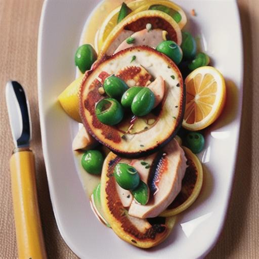 Turkey Cutlets with Lemon-Caper Sauce